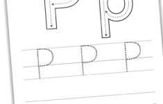 Free Letter P Tracing Worksheets - Nature Inspired Learning for Letter P Tracing Worksheets For Preschool