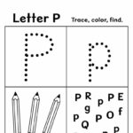 Free Letter P Worksheets For Preschool ⋆ The Hollydog Blog Intended For Letter P Tracing Worksheets For Preschool