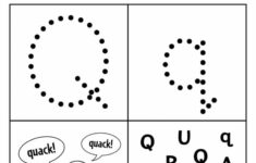 Free Letter Q Worksheets For Preschool ⋆ The Hollydog Blog with regard to Free Printable Letter Q Tracing Worksheets
