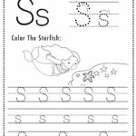 Free Letter S Tracing Worksheet (Printable) Mermaid Themed   Sly Spoon Regarding Free Printable Letter S Tracing Worksheets