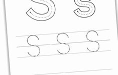 Free Letter S Tracing Worksheets - Nature Inspired Learning throughout Tracing Letter S Worksheets