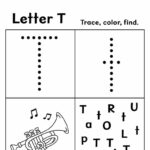 Free Letter T Worksheets For Preschool ⋆ The Hollydog Blog Regarding Free Printable Letter T Tracing Worksheets