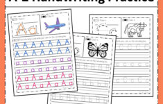 Free Letter Tracing Worksheets – A-Z Handwriting Practice – Fun with regard to Make Your Own Tracing Letter Worksheets