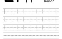 Free Letter Tracing Worksheets - Paper Trail Design in Letter Ll Tracing Worksheets