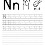 Free Letter Tracing Worksheets   Paper Trail Design Pertaining To Capital Letter N Tracing Worksheets