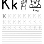 Free Letter Tracing Worksheets   Paper Trail Design With Regard To Capital Letter K Tracing Worksheets