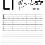Free Letter Tracing Worksheets   Paper Trail Design Within L Letter Tracing Worksheet