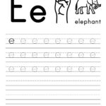 Free Letter Tracing Worksheets   Paper Trail Design Within Small Letter E Tracing Worksheet