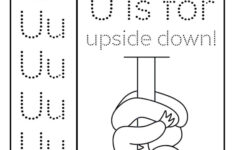 Free Letter U Worksheets For Preschool ⋆ The Hollydog Blog with regard to Letter U Tracing Worksheet Free