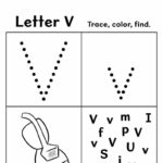 Free Letter V Worksheets For Preschool ⋆ The Hollydog Blog Within Free Printable Letter V Tracing Worksheets