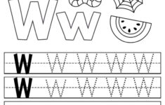 Free Letter W Worksheets For Preschool ⋆ The Hollydog Blog with Letter W Tracing Worksheets Free