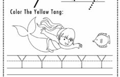 Free Letter Y Tracing Worksheet (Printable) Mermaid Themed - Sly Spoon inside Tracing Letter Y Worksheets