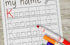 Free Name Writing Practice: Editable Tracing Template (2025) - The intended for Letter Tracing Worksheets Free Editable