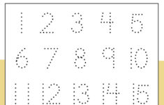 Free Numbers 1-20 Tracing Worksheets! ⋆ The Hollydog Blog inside Letter Tracing Worksheets 1 20