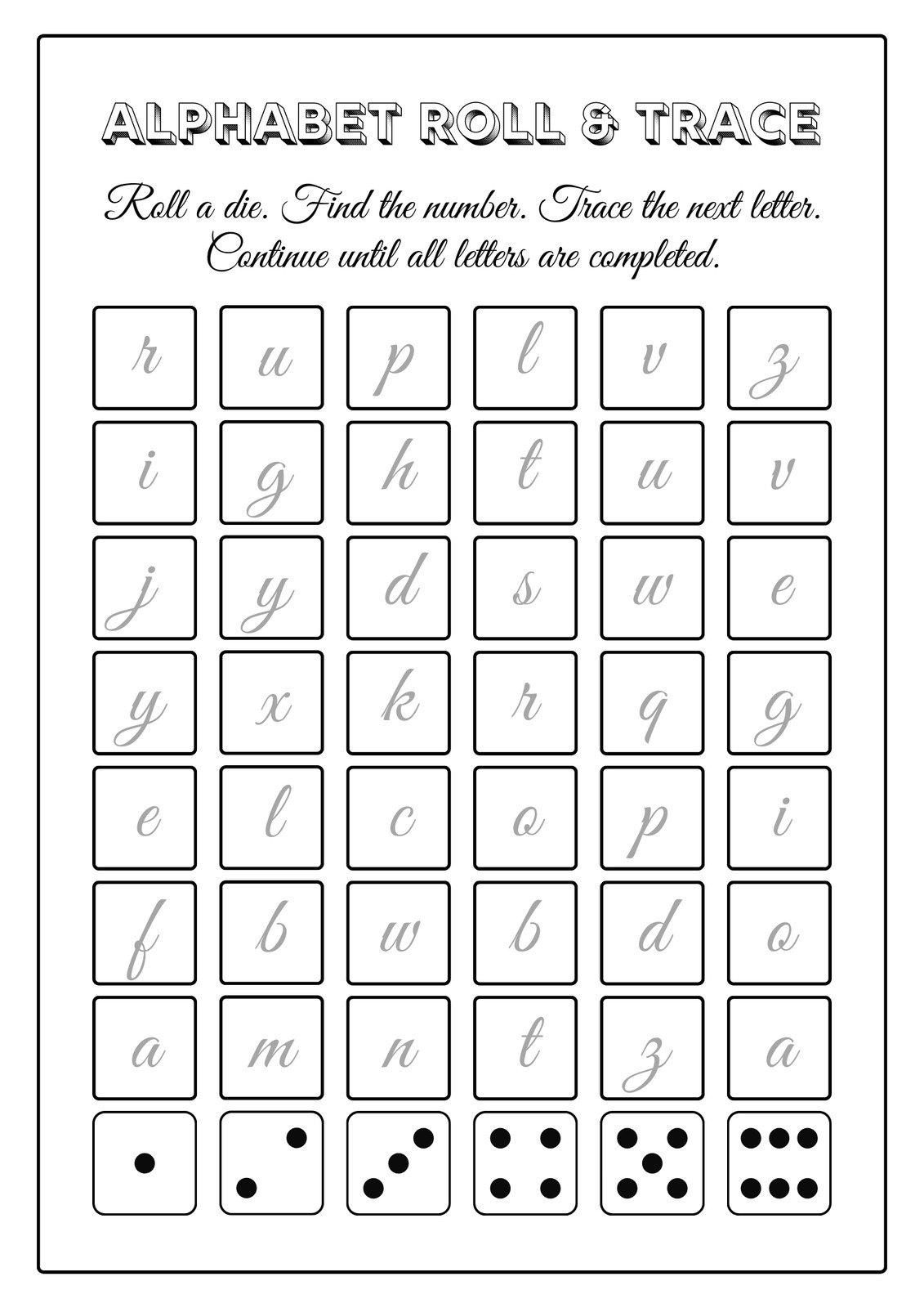Free Printable Cursive Writing Worksheet Templates | Canva inside Cursive Letter Tracing Worksheets