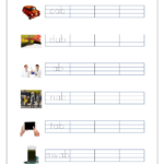 Free Printable Cvc Words Writing Worksheets For Kids   Three With Tracing 3 Letter Words Worksheets