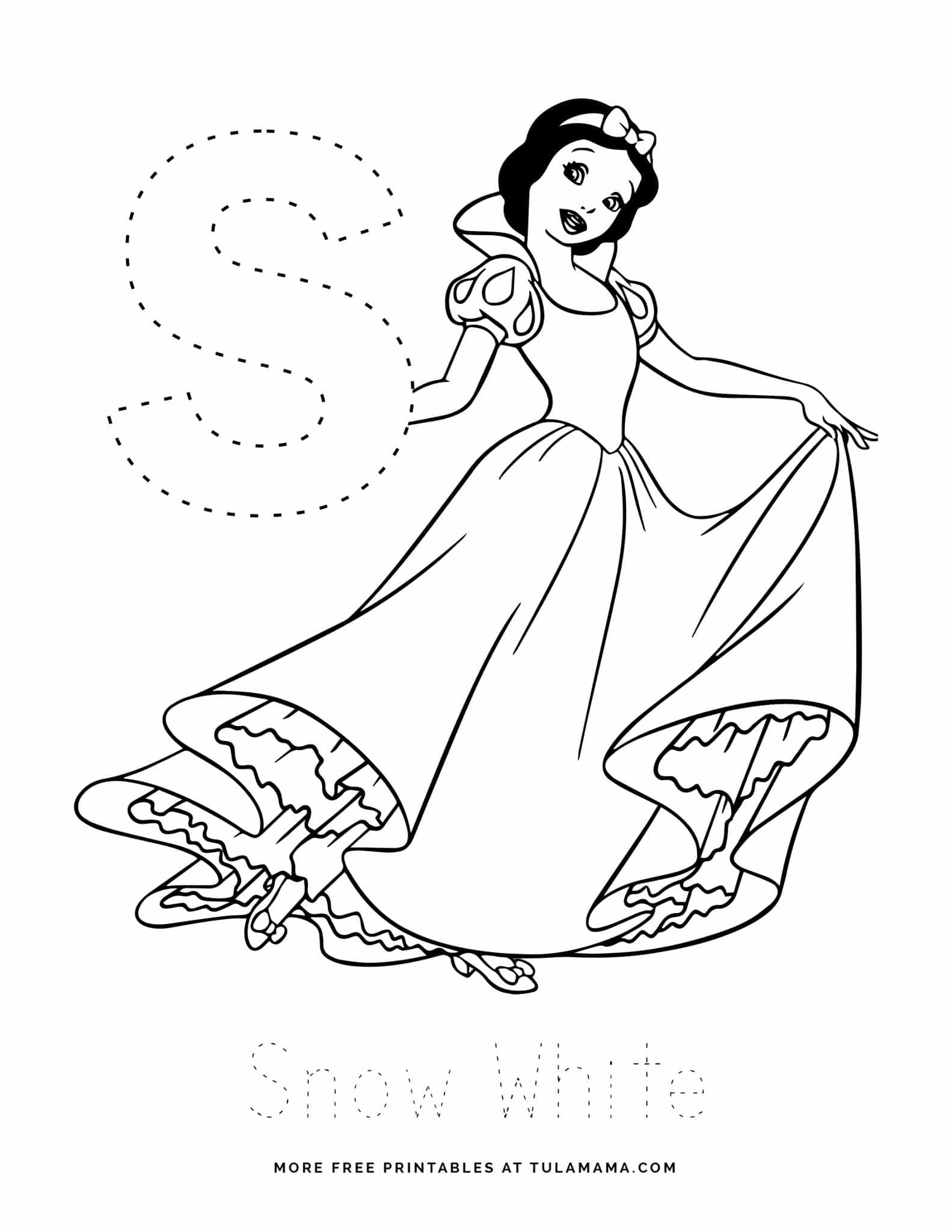Free Printable Disney Alphabet Letter Tracing Worksheets - Tulamama throughout Disney Tracing Worksheets