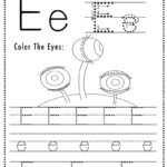 Free Printable Halloween Themed Letter E Tracing Worksheet!   Sly Intended For Halloween Letter Tracing Worksheets
