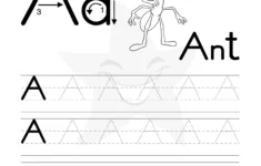 Free Printable Letter A Tracing Sheets For Kids - Master The Alphabet! with regard to Letter Tracing Worksheets A