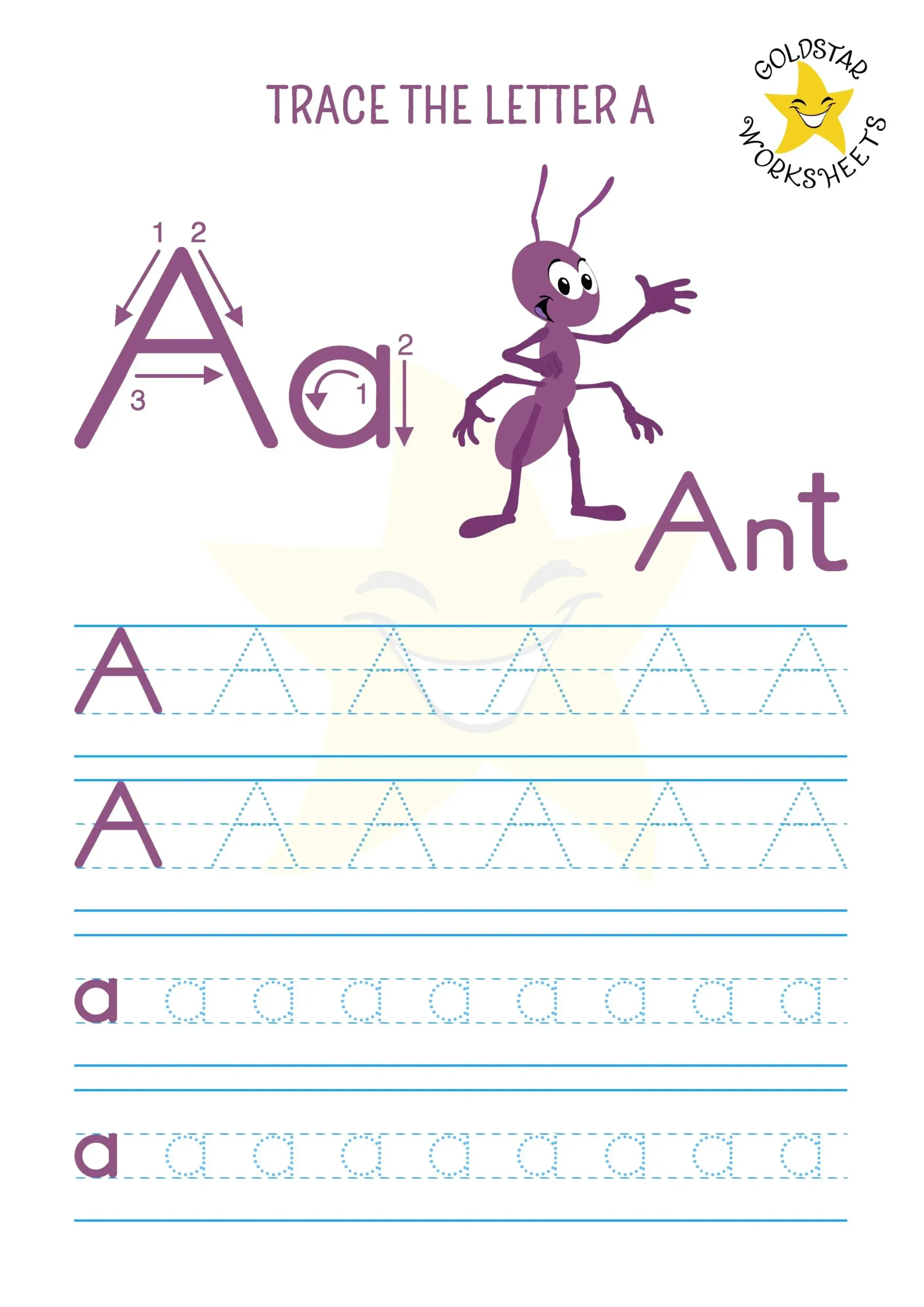 Free Printable Letter A Tracing Sheets For Kids - Master The Alphabet! within Printable Letter A Tracing Worksheets