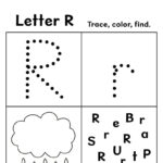 Free Printable Letter R Worksheets For Preschool ⋆ The Hollydog Blog Inside Letter R Tracing Worksheets For Preschool