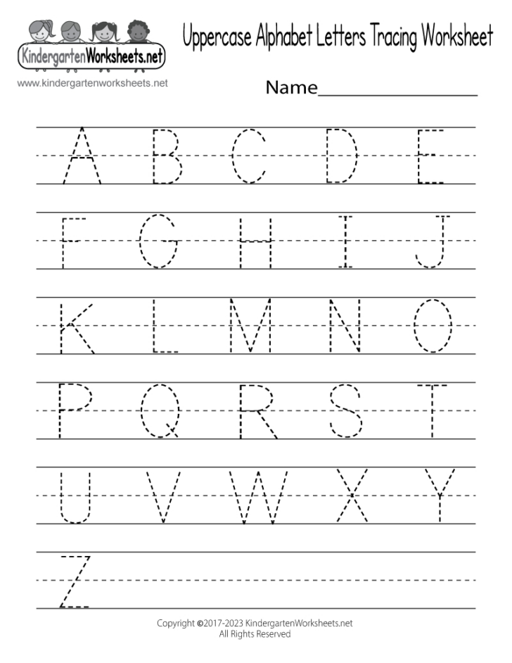 Letter Tracing Worksheets Free Printable
