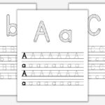 Free Uppercase & Lowercase Letter Worksheets   The Craft At Home Regarding Lowercase Letter Tracing Worksheets Free