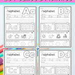 French Alphabet Worksheets   L'Alphabet Français : Feuilles D Intended For Letter Tracing Worksheets French