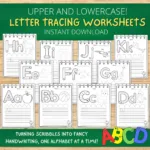 Fun Alphabet Tracing Printable Worksheet Book – Simple Mom Project In Letter Tracing Worksheets Book
