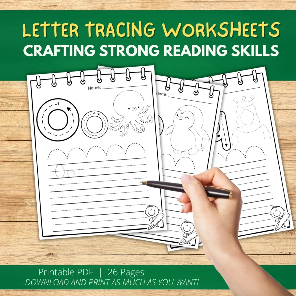 Fun Alphabet Tracing Printable Worksheet Book – Simple Mom Project within Letter Tracing Worksheets Book