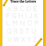 K 1St Grade Capital Letters Alphabet Tracing Practice Worksheet Pertaining To 1st Grade Letter Tracing Worksheets