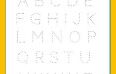 K-1St Grade Capital Letters Alphabet Tracing Practice Worksheet throughout Letter Tracing Worksheets First Grade