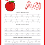 Kindergarten Alphabet Tracing Letter Worksheets A To Z With Regard To Letter Tracing Worksheets Free Download Philippines