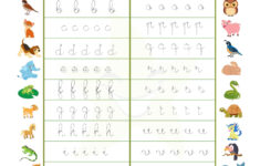 Learn Flowing Lowercase Cursive With Fun Tracing Sheets within Free Cursive Lowercase Letter Tracing Worksheets