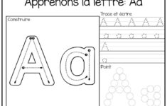 Let'S Learn The Letters In French-Build, Trace And Write, And Dot inside Letter Tracing Worksheets French