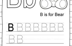 Letter B Free Worksheets. Teachersmag inside Printable Letter B Tracing Worksheets For Preschool