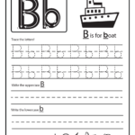 Letter B Worksheets   55+ Free Pdf Printables ~ Daydream Into Reality Regarding Free Printable Letter B Tracing Worksheets