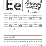 Letter E Worksheets   55+ Free Pdf Printables ~ Daydream Into Reality With Regard To Tracing Letter E Worksheets For Preschool