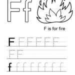 Letter F Worksheets For Preschoolers. Teachersmag With Regard To Tracing Letter F Worksheets For Kindergarten