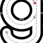 Letter G Tracing Hi Res Stock Photography And Images   Alamy Intended For Tracing Letter G Worksheets For Kindergarten