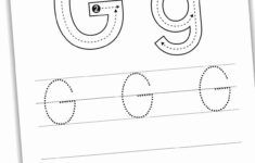 Letter G Tracing Worksheets (Free) - Nature Inspired Learning regarding G Letter Tracing Worksheet
