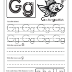 Letter G Worksheets   55+ Free Pdf Printables ~ Daydream Into Reality For Tracing Letter G Worksheets