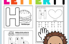 Letter H Preschool Printables - Preschool Mom regarding Letter H Tracing Worksheets For Preschool