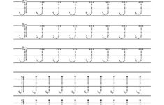 Letter J Practice Worksheets - Lewis Creative with Letter J Tracing Worksheets