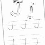 Letter J Tracing Worksheets (Free)   Nature Inspired Learning In J Letter Tracing Worksheet