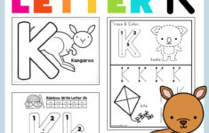 Letter K Preschool Printables – Preschool Mom within Letter K Tracing Worksheets For Kindergarten