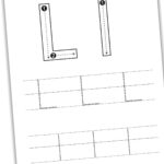 Letter L Tracing Worksheets (Free)   Nature Inspired Learning Pertaining To Small Letter L Tracing Worksheet