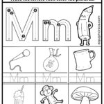 Letter Mm Trace And Color The Pictures Free Pdf Download Regarding Free Tracing Letter Mm Printables