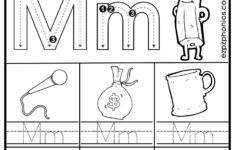 Letter Mm Trace And Color The Pictures Free Pdf Download with regard to Letter Mm Tracing