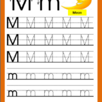 Letter Mm Within Worksheet For Tracing Letter Mm